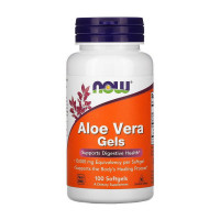 Добавка для здоров'я, Aloe Vera Gels, NOW, 100 капсул