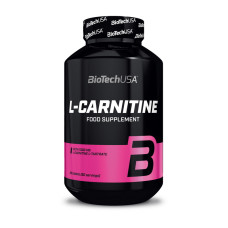 L-карнитин, L-Carnitine 1000 mg, BioTech, 60 таблеток