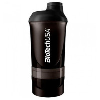 Shaker Wave+ 3 in 1 Black (500 ml)