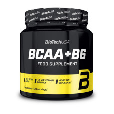 BCAA, BCAA + B6, BioTech, 340 таблеток