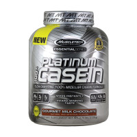 Казеїн, Platinum 100% Casein, MuscleTech, 1,64 кг (Полуничний бісквіт)
