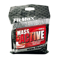 Гейнер, Mass Active 20, FitMax, 4 кг (Клубника)