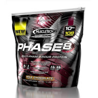 Протеин, Phase 8, MuscleTech, 4,5 кг (Молочный шоколад)