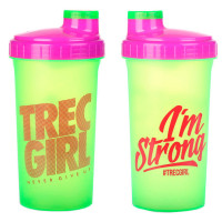 Шейкер, Shaker Trec Girl, TREC nutrition, 700 мл (Зелений)