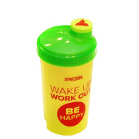 Шейкер, Shaker Wake Up Work Out Be happy, TREC nutrition, 700 мл (Зелёный)