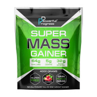 Гейнер, Super Mass Gainer, Powerful Progress, 4 кг (Орео)