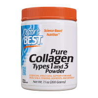 Колаген, Collagen Powder, Doctor's BEST, 200 г (Без смаку)