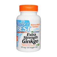 Добавка для здоров'я, Extra Strength Ginkgo 120 mg, Doctor's BEST, 120 капсул