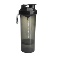 Шейкер, SmartShake Slim NEON Gunsmoke, SmartShake, 500 мл (Димчастий сірий)