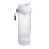 Шейкер, SmartShake Slim NEON Pure White, SmartShake, 500 мл (Белый)