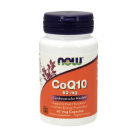 Добавка для здоров'я, CoQ10 60 mg, NOW, 60 капсул