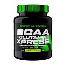 BCAA, BCAA + Glutamine Xpress, Scitec Nutrition, 600 г (Яблоко)