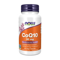 Добавка для здоровья, CoQ10 30 mg, NOW, 60 капсул