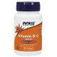 Витамины, Vitamin D-3 400 IU, NOW, 180 капсул