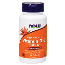Vitamin D-3 1000 IU (180 softgels)