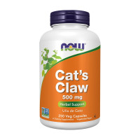 Добавка для здоровья, Cat`s Claw 500 mg, NOW, 250 капсул