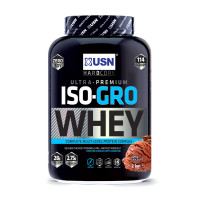 Ізолят протеїну, Iso-Gro Whey, USN, 2 кг (Печиво з кремом)