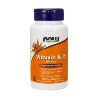 Вітаміни, Vitamin K-2 100 mcg, NOW, 100 капсул