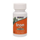 Залізо, Iron 18 mg, NOW, 120 капсул