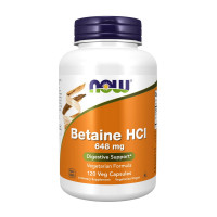 Добавка для здоров'я, Betaine HCL 648 mg, NOW, 120 капсул