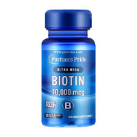 Biotin 10 000 mcg (50 softgels)