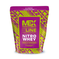 Сироватковий протеїн, Nitro Whey, MEX Nutrition, 2,27 кг (Полуниця)