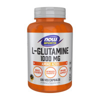 Глютамин, L-Glutamine 1000 mg, NOW, 120 капсул