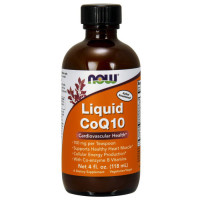 Добавка для здоров'я, Liquid CoQ10, NOW, 118 мл (Апельсин)