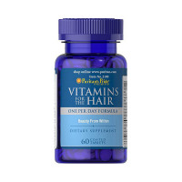 Вітаміни, Vitamins for the Hair, Puritan's Pride, 60 таблеток
