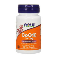 Добавка для здоровья, CoQ10 100 mg, NOW, 30 капсул
