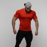 Одяг, Компрессионная футболка Sportfaza Premium RED, SportFaza, розмір L