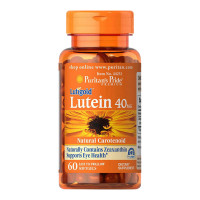 Добавка для здоров'я, Lutein 40 mg contains Zeaxanthin, Puritan's Pride, 60 капсул