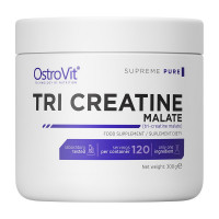 Креатин, Tri Creatine Malate, OstroVit, 300 г (Без смаку)