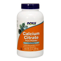 Кальций, Calcium Citrate Pure Powder, NOW, 227 г