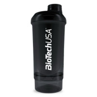 Shaker Wave+ Compact 2 in 1 - Black (500 ml)