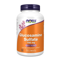 Для суставов и связок, Glucosamine Sulfate 750 mg, NOW, 240 капсул
