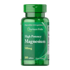 High Potency Magnesium 500 mg (100 tabs)