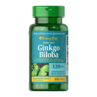 Добавка для здоров'я, Ginkgo Biloba 120 mg, Puritan's Pride, 100 капсул