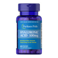 Добавка для здоров'я, Hyaluronic Acid 100 mg, Puritan's Pride, 60 капсул