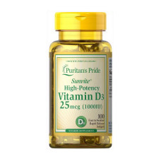 Vitamin D3 1000 IU (100 softgels)
