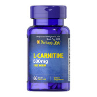L-карнітин, L-Carnitine 500 mg, Puritan's Pride, 60 таблеток