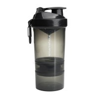Шейкер, SmartShake Original2Go, SmartShake, 600 мл (Димчастий чорний)