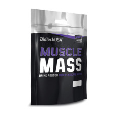 Гейнер, Muscle Mass, BioTech, 4 кг (Клубника)