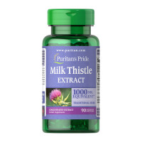 Добавка для здоровья, Milk Thistle Extract 1000 mg, Puritan's Pride, 90 капсул
