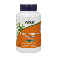 Добавка для здоровья, Saw Palmetto Berries 550 mg, NOW, 100 капсул