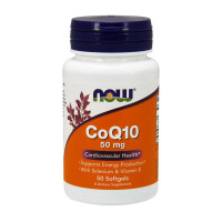 Добавка для здоровья, CoQ10 50 mg, NOW, 50 капсул