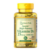 Vitamin D3 1000 IU (200 softgels)