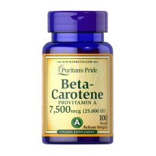 Beta-Carotene 7500 mcg (100 softgels)