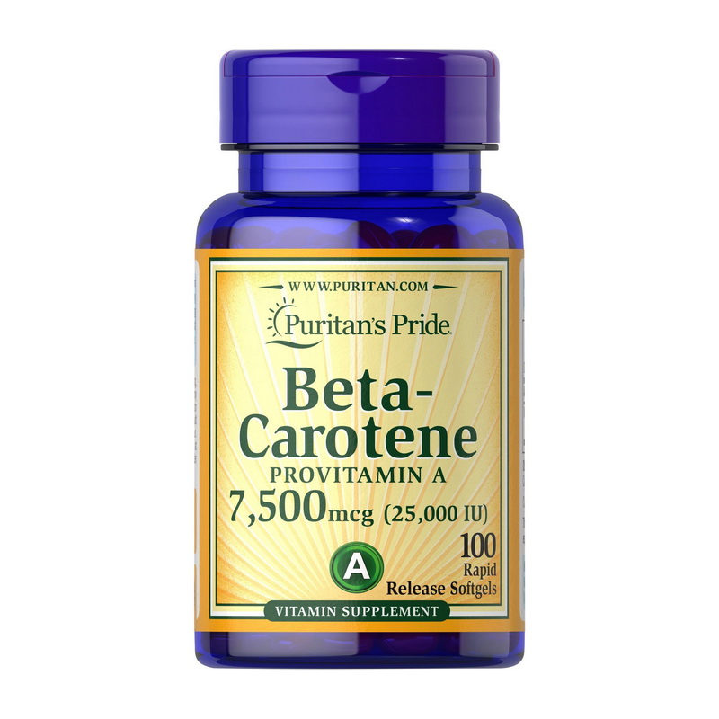 Beta-Carotene 7500 mcg (100 softgels)