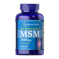 Для суглобів та зв'язок, MSM 1500 mg, Puritan's Pride, 120 таблеток
